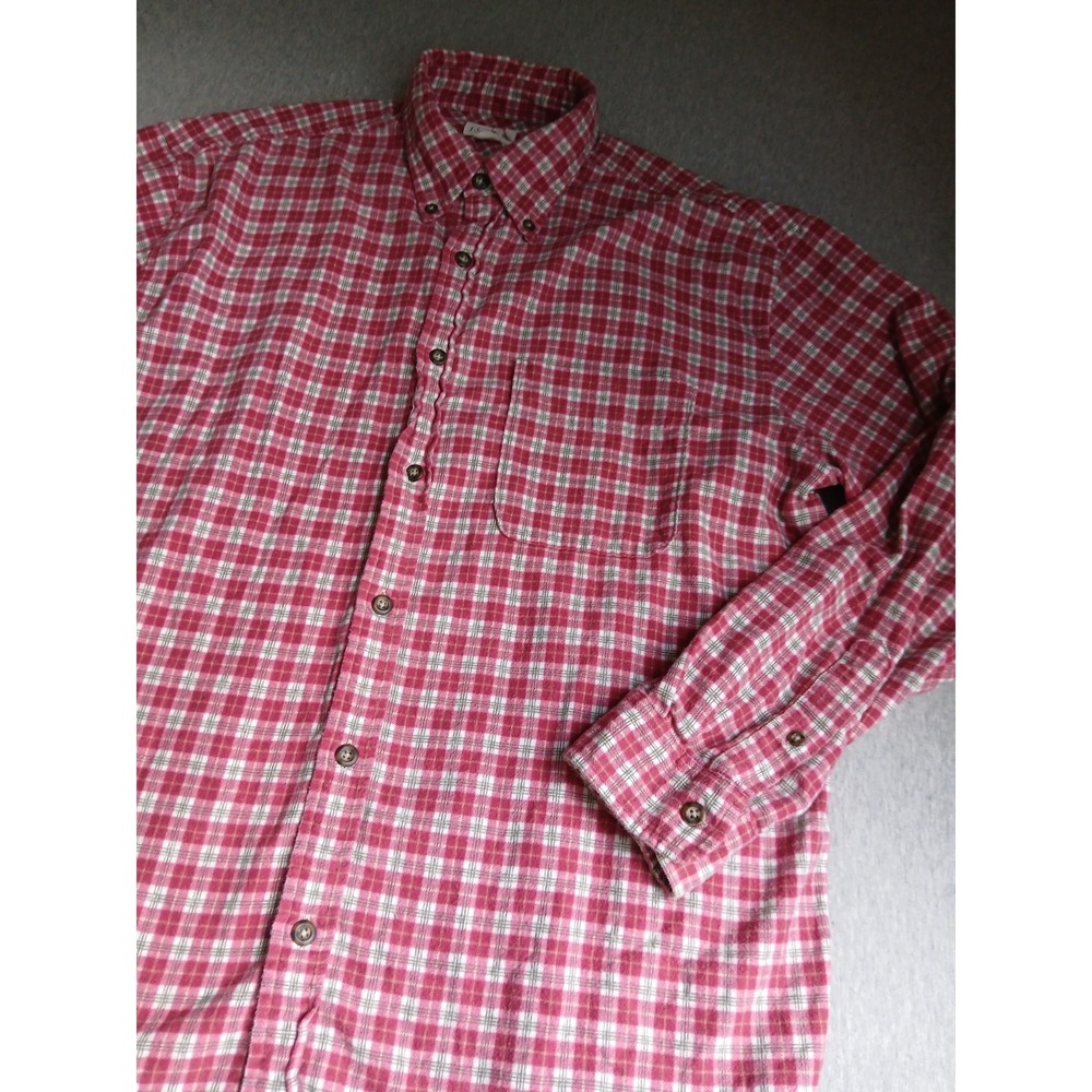 J Crew Shirt Mens Medium Flannel Oarsman Vintage Western Plaid 90s Work
